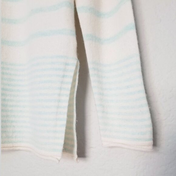 Vineyard Vines S Merino Wool Cashmere Multi Stripe Boatneck Sweater Cream $148 - Picture 9 of 16